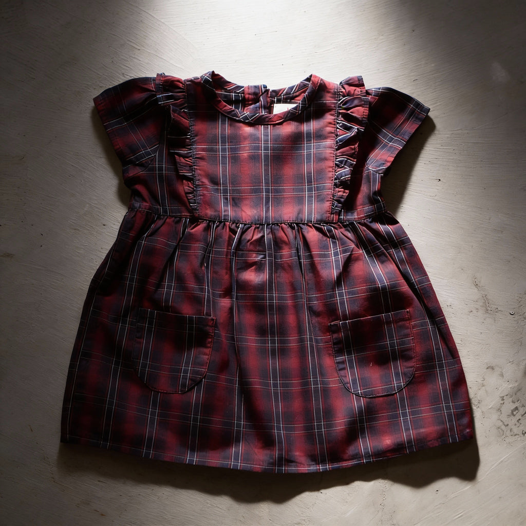 Red Check Pocket Frock