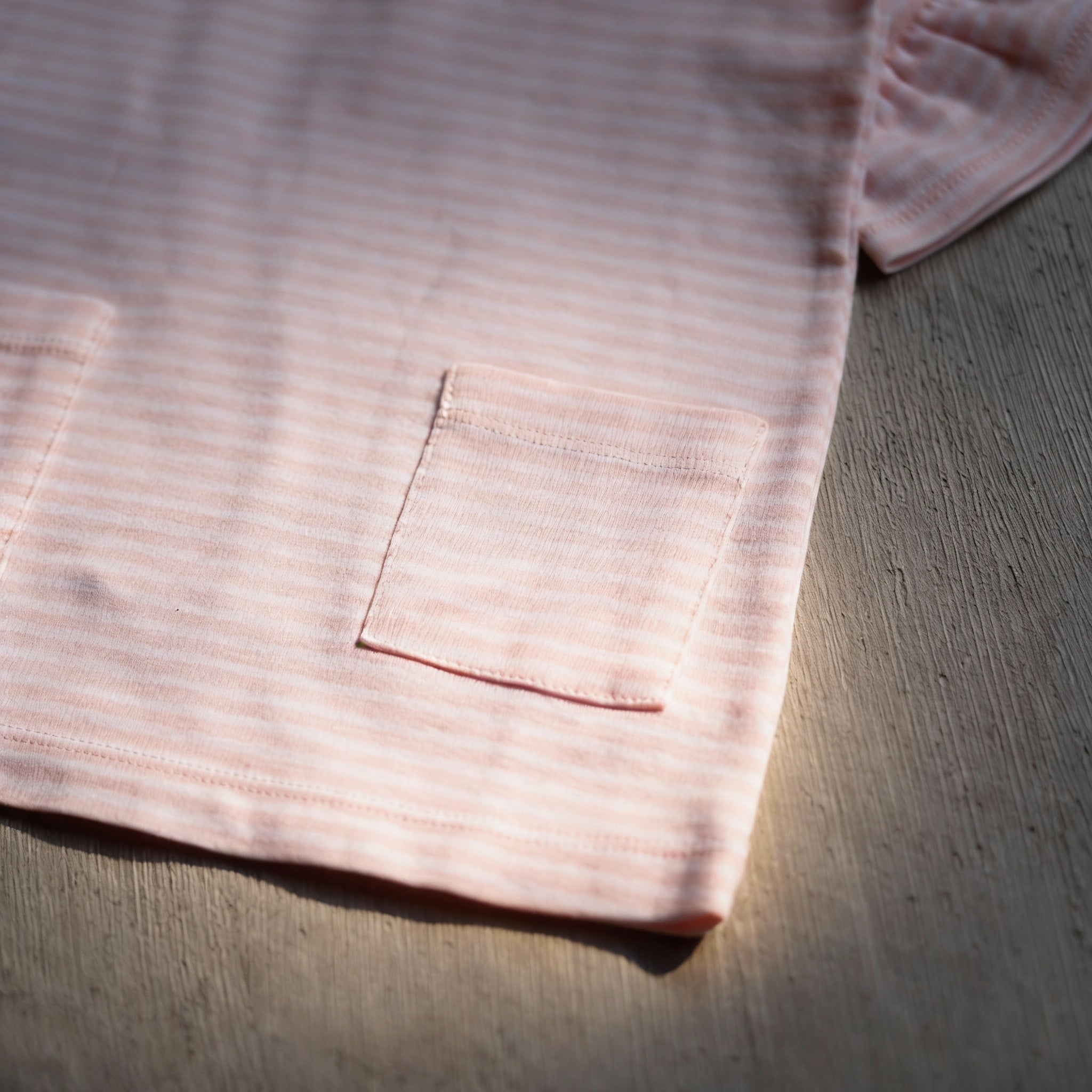 Pink Ruffle Pocket Top