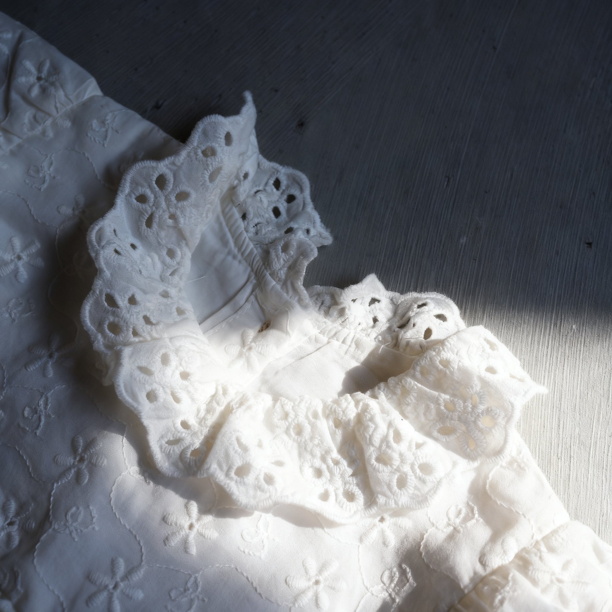 White Bloom Kids Romper