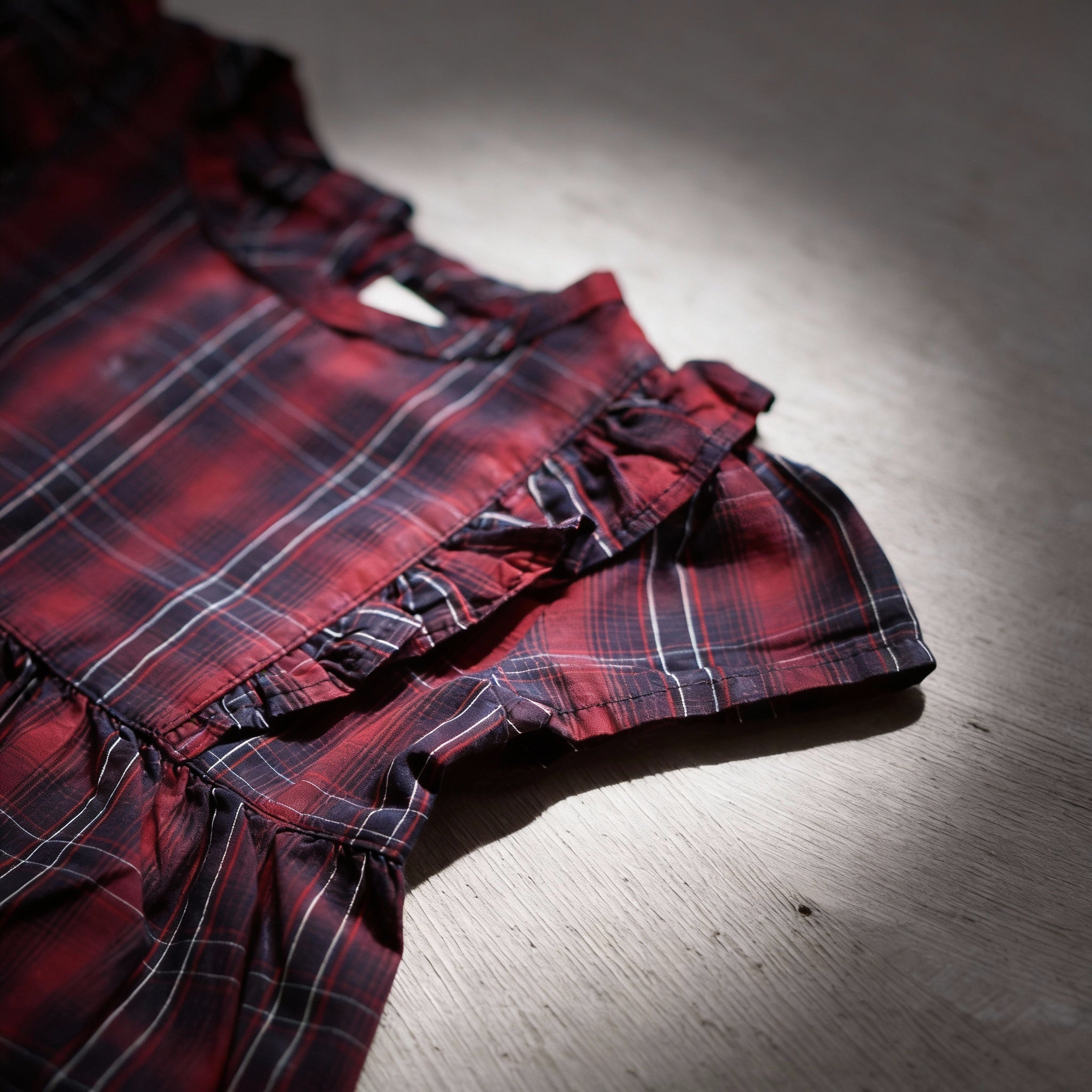 Red Check Pocket Frock