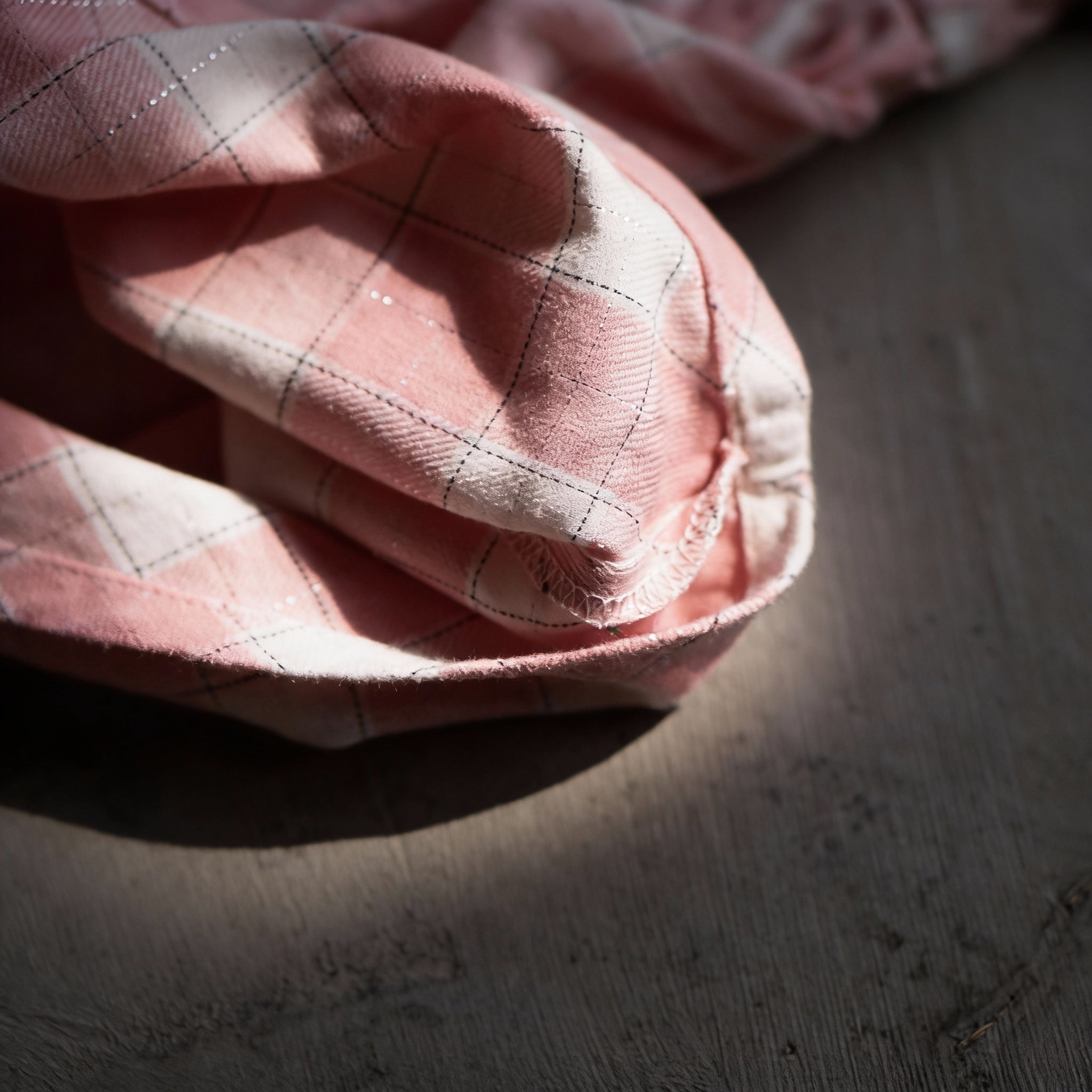 Pink Check Bow Frock